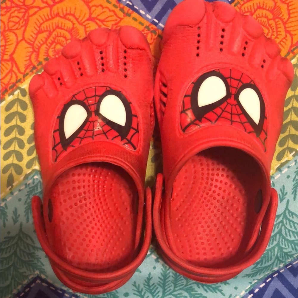 Marvel spider man clogs